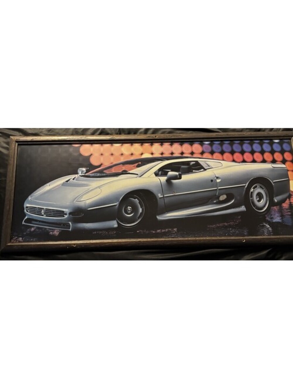 Framed Vintage Sports Car Wall Art Print